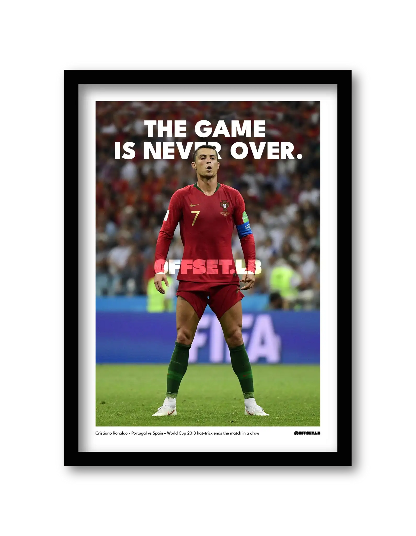 THE GAME IS NEVER OVER
